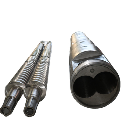 92/188 tornillo y barril cónicos gemelos para la protuberancia del PVC