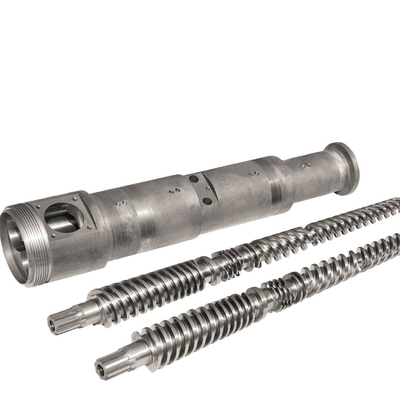 92/188 tornillo y barril cónicos gemelos para la protuberancia del PVC