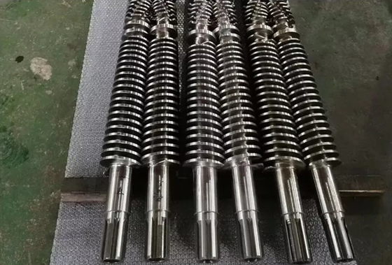 Tornillo gemelo cónico bimetálico de SKD para el tubo del drenaje del abastecimiento de agua de UPVC