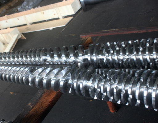 Tornillo CMT80/174 y barril bimetálicos gemelos cónicos para la máquina plástica del extrusor