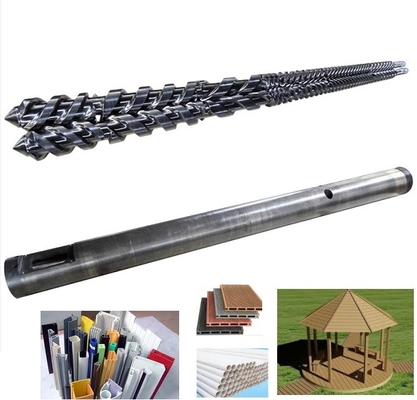 Tornillo y barril del extrusor de Theysohn para el tubo del Pvc/Wpc/el perfil